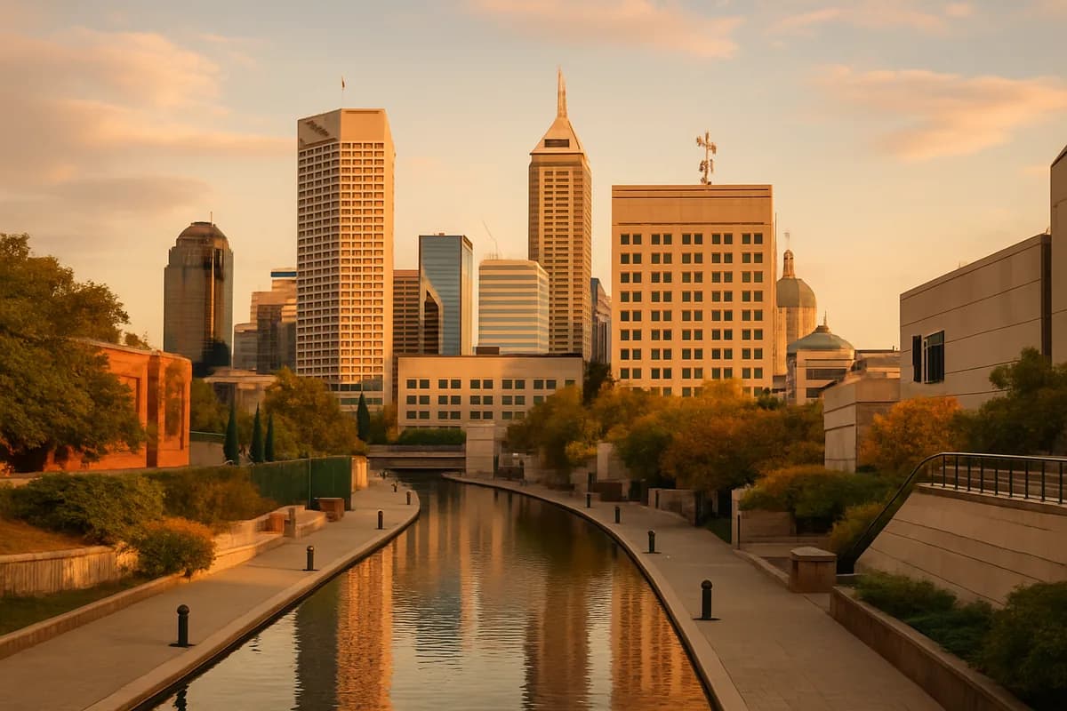 Indianapolis, IN cityscape