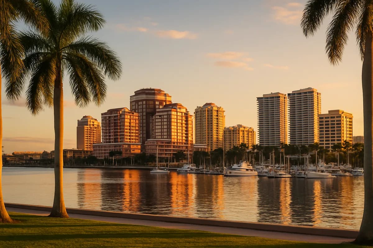 West Palm Beach, FL cityscape